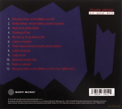 Tomek Lipinski: Nie pytaj mnie [CD]
