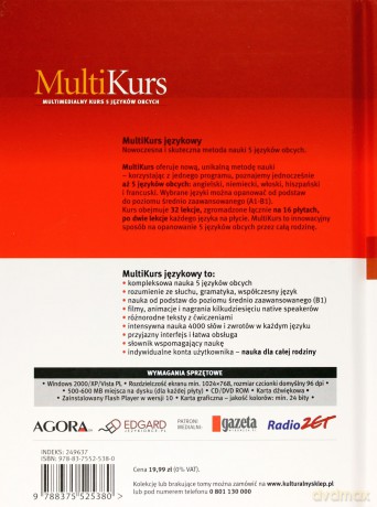 Multikurs. Multimedialny kurs do nauki 5 języków obcych. Tom 11 + CD/DVD [KSIĄŻKA]