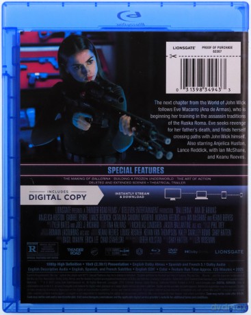 BALLERINA: FROM THE WORLD OF JOHN WICK [Blu-Ray][DVD]
