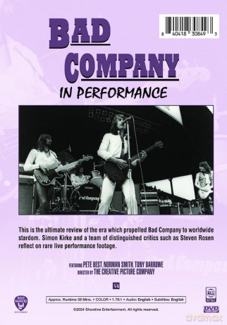 Bad Company: In Performance [DVD]
