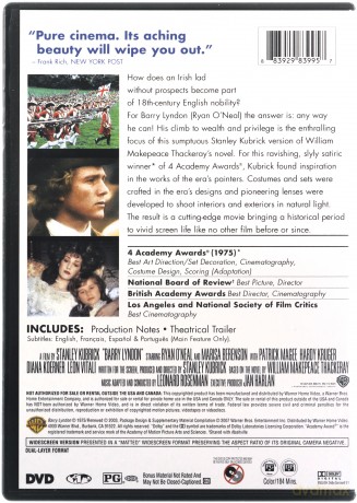 Barry Lyndon [DVD]