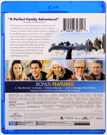 Big Miracle (Na ratunek wielorybom) [Blu-Ray]