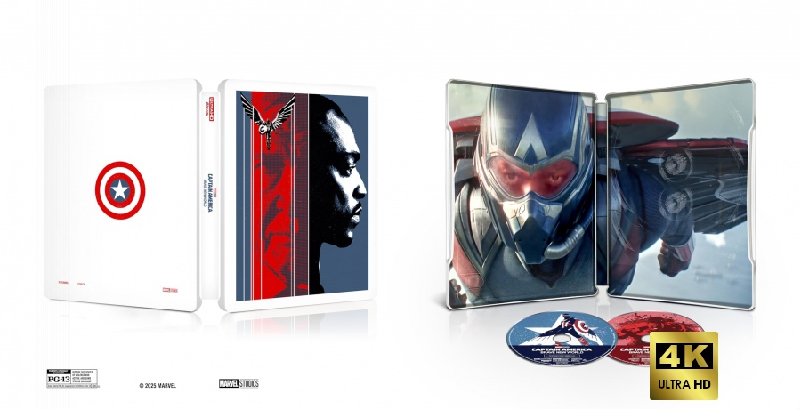 Captain America: Brave New World (Kapitan Ameryka: Nowy wspaniały świat) (steelbook) [Blu-Ray 4K]+[Blu-Ray]