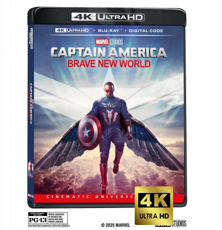 Captain America: Brave New World (Kapitan Ameryka: Nowy wspaniały świat) [Blu-Ray 4K]+[Blu-Ray]