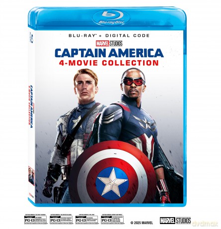 Captain America: Brave New World/ Civil War/ The Winter Soldier/ The First Avenger [4xBlu-Ray]