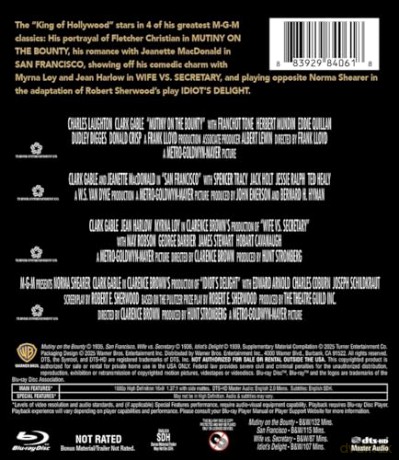 Clark Gable-4 Film Collection [4xBlu-Ray]