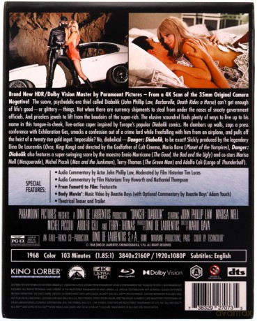 Danger: Diabolik [Blu-Ray 4K]+[Blu-Ray]