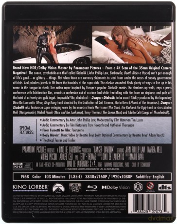 Danger: Diabolik [Blu-Ray 4K]+[Blu-Ray]