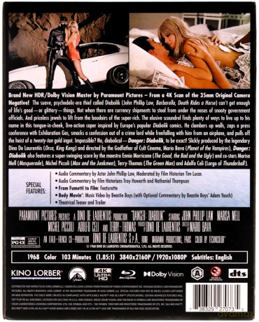 Danger: Diabolik [Blu-Ray 4K]+[Blu-Ray]