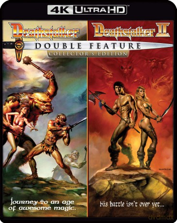 Deathstalker / Deathstalker II (Łowca śmierci+Łowca śmierci 2)[2xBlu-Ray 4K]+[2xBlu-Ray]