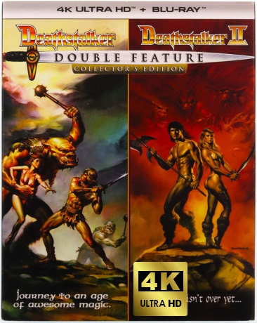 Deathstalker / Deathstalker II (Łowca śmierci+Łowca śmierci 2)[2xBlu-Ray 4K]+[2xBlu-Ray]