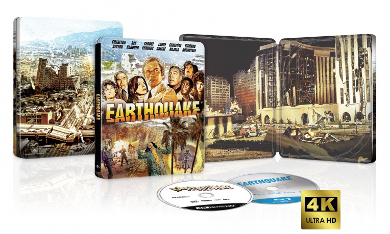 Earthquake (Trzęsienie ziemi) (steelbook) [Blu-Ray 4K]+[Blu-Ray]