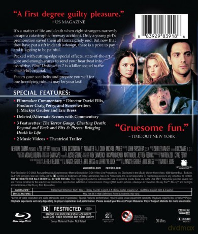 Final Destination 2 (Oszukać przeznaczenie 2) [Blu-Ray]