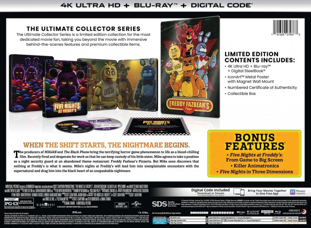 Five Nights at Freddy's (Pięć koszmarnych nocy) (steelbook) [Blu-Ray 4K]+[Blu-Ray]