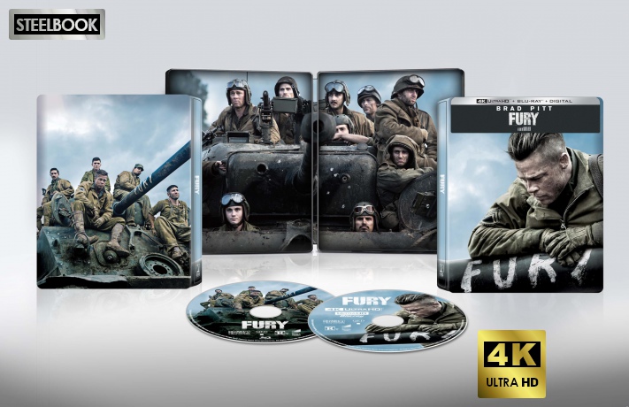 Fury (Furia) (steelbook) [Blu-Ray 4K]+[Blu-Ray]