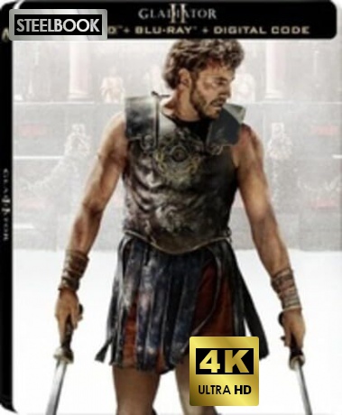Gladiator II (steelbook) [Blu-Ray 4K]+[Blu-Ray]