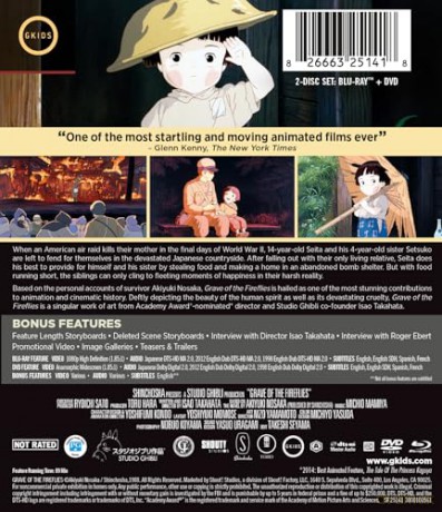 Grave of the Fireflies (Grobowiec świetlików) [Blu-Ray]+[DVD]