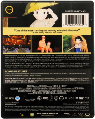 Grave of the Fireflies (Grobowiec świetlików) (Limited) (steelbook) [Blu-Ray]+[DVD]