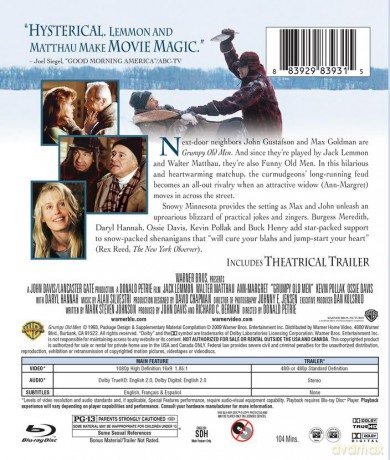 Grumpy Old Men (Dwaj zgryźliwi tetrycy) [Blu-Ray]