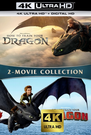 How to Train Your Dragon 1+2 (Jak wytresować smoka 1+2 ) [Blu-Ray 4K]+[Blu-Ray]
