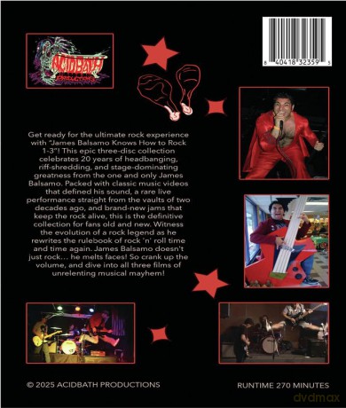 James Balsamo Knows How To Rock 1-3 [Blu-Ray]