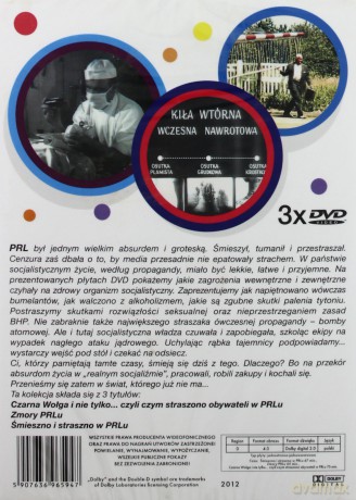 Absurdy życia w PRLu: Czarna Wołga i nie tylko czyli czym straszono obywateli w PRLu, Zmory PRLu, Śmieszno i straszno w PRLu, [BOX] [3DVD] 