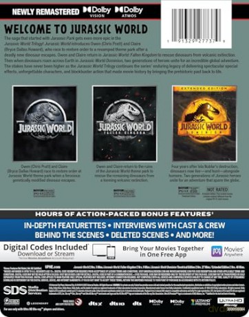 Jurassic World Trilogy [3xBlu-Ray 4K]
