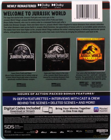Jurassic World Trilogy [3xBlu-Ray 4K]