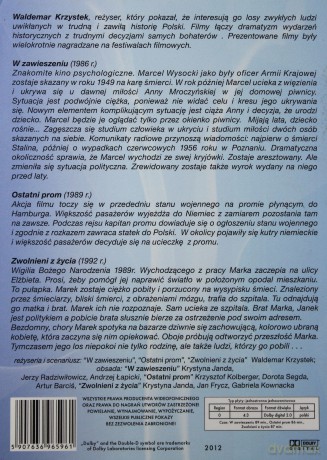 Waldemar Krzystek: W zawieszeniu, Ostatni prom, Zwolnieni z życia [BOX] [DVD]