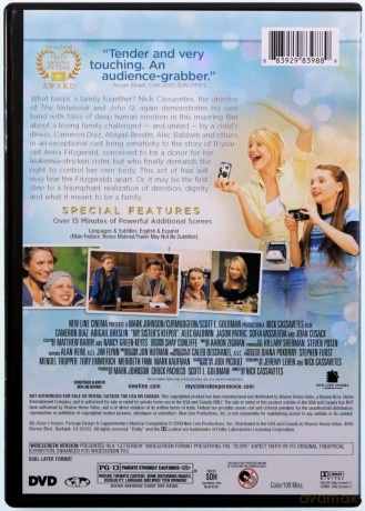 My Sister's Keeper (Bez mojej zgody) [Blu-Ray]
