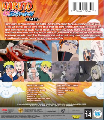 Naruto Shippuden Set 7 [4xBlu-Ray]