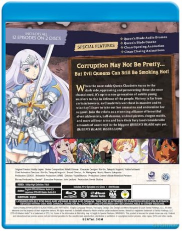 Queen's Blade Rebellion season 3 [2xBlu-Ray]