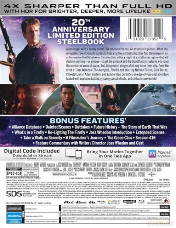 Serenity [Blu-Ray 4K]+[Blu-Ray]