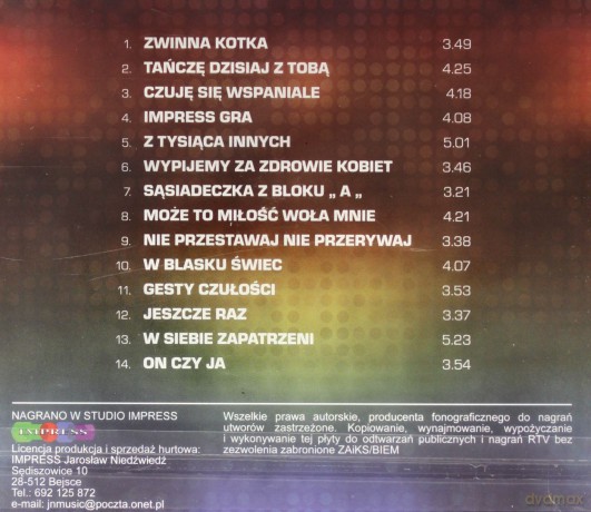 Impress: Zwinna kotka [CD]