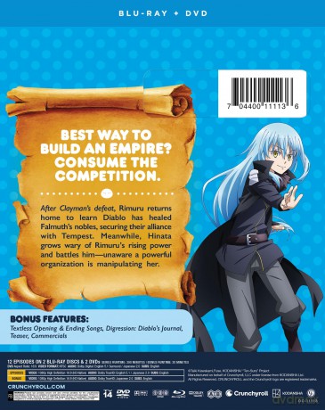 That Time I Got Reincarnated as a Slime season 3 part 1 [2xBlu-Ray]+[2xDVD]