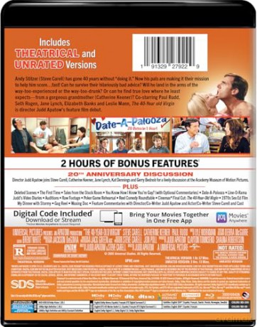 The 40-Year-Old Virgin (40-letni prawiczek) [Blu-Ray 4K]+[Blu-Ray]