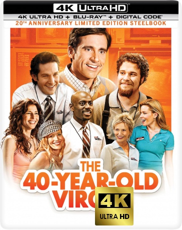 The 40-Year-Old Virgin (40-letni prawiczek) (steelbook) [Blu-Ray 4K]+[Blu-Ray]