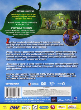 Dawno temu w trawie (Disney) (booklet) [DVD]