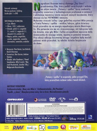 Potwory i spółka (Disney) (booklet) [DVD]