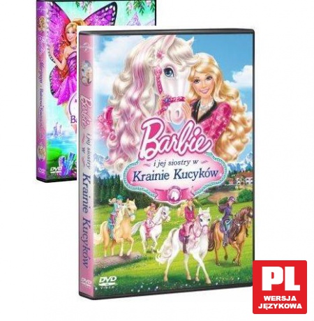 Barbie Mariposa i Baśniowa Księżniczka/Barbie i jej siostry w Krainie Kucyków [2DVD]