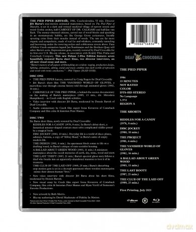 The Pied Piper + Jiří Barta Shorts [2xBlu-Ray]