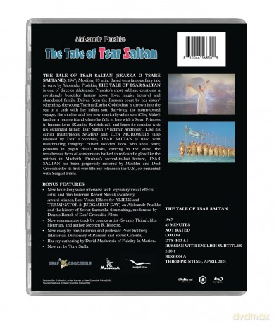 The Tale Of Tsar Saltan (Bajka o carze Sałtanie) [Blu-Ray]