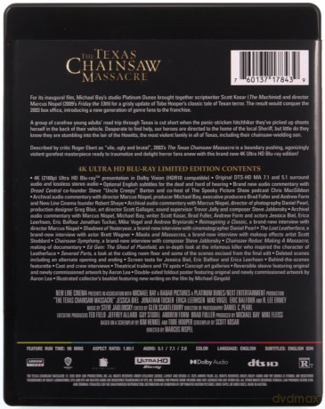 The Texas Chainsaw Massacre (Teksańska masakra piłą mechaniczną) [Blu-Ray 4K]