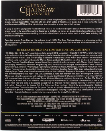 The Texas Chainsaw Massacre (Teksańska masakra piłą mechaniczną) [Blu-Ray 4K]