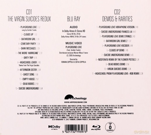 The Virgin Suicides Redux [Blu-Ray]+[2CD]