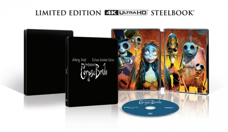 Tim Burton's Corpse Bride (Gnijąca panna młoda) (steelbook) [Blu-Ray 4K]+[Blu-Ray]