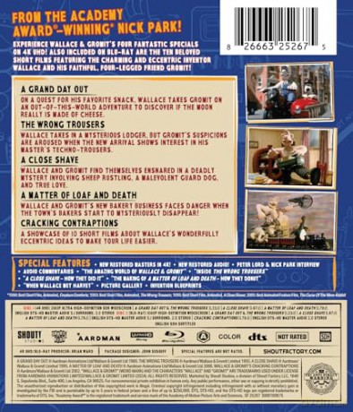 Wallace & Gromit: The Complete Cracking Collection [Blu-Ray 4K]+[Blu-Ray]