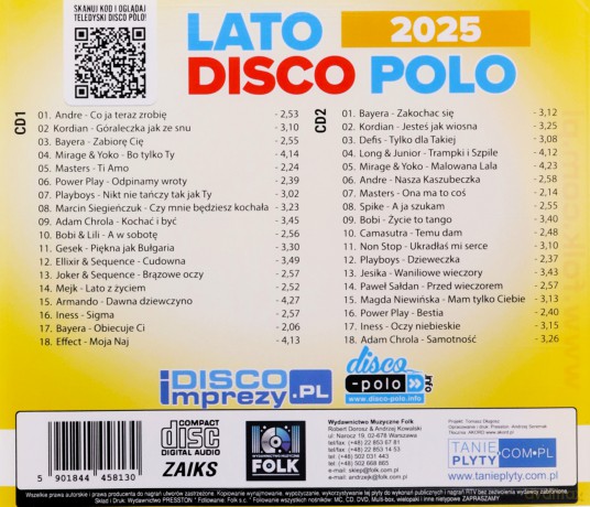 Lato 2025 Disco Polo [2CD]