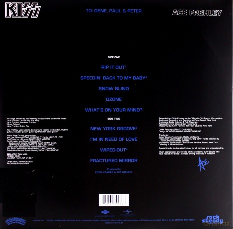 Kiss: Ace Frehley [WINYL]
