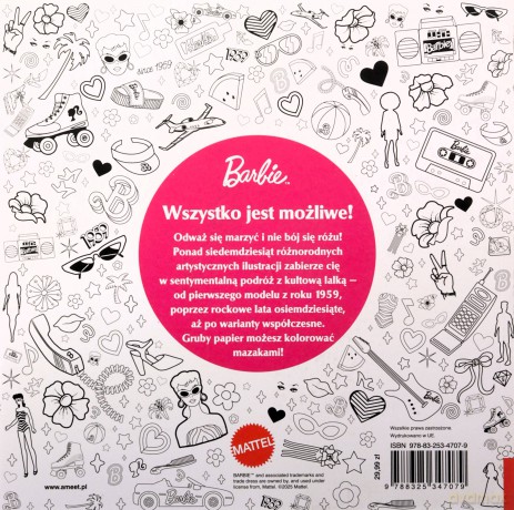 Barbie Official Colouring Book KD-1101 [KSIĄŻKA]